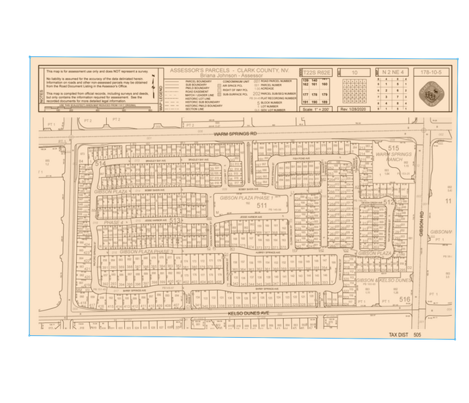 1122 Bradley Bay Ave, Henderson, NV à vendre - Plan cadastral - Image 1 de 1