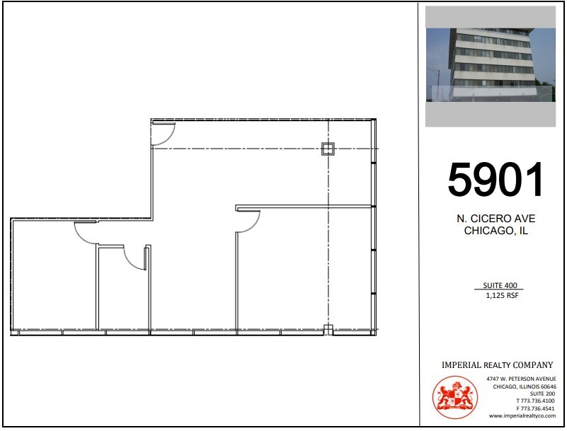 5901 N Cicero Ave, Chicago, IL for lease Floor Plan- Image 1 of 5