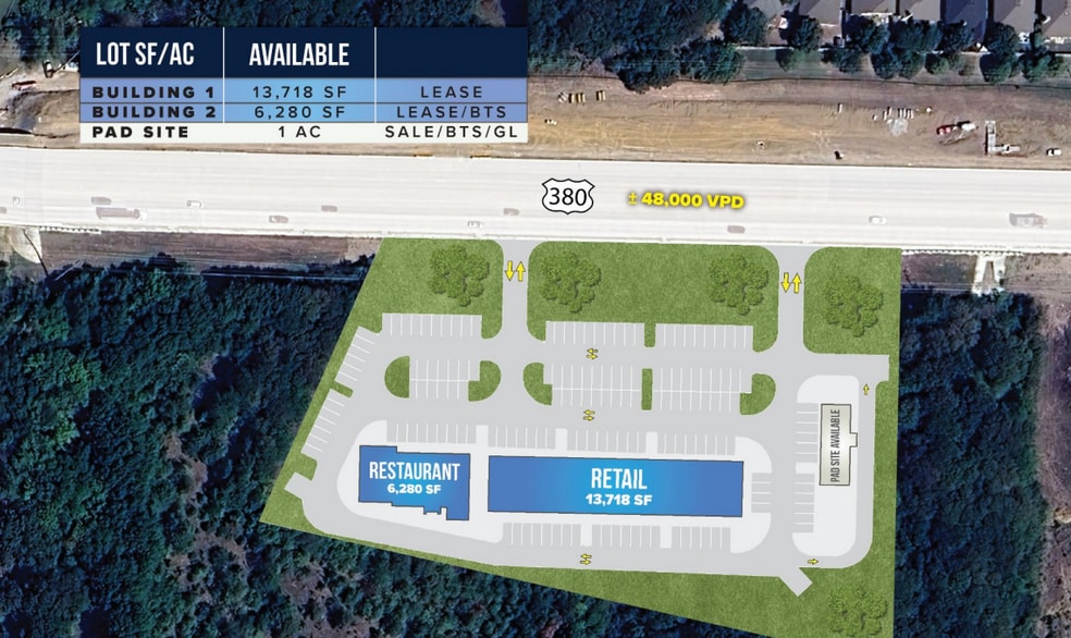 SWQ U.S HWY 380, Little Elm, TX for sale - Building Photo - Image 2 of 3