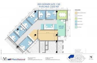 820 Gessner Rd, Houston, TX for lease Floor Plan- Image 1 of 1