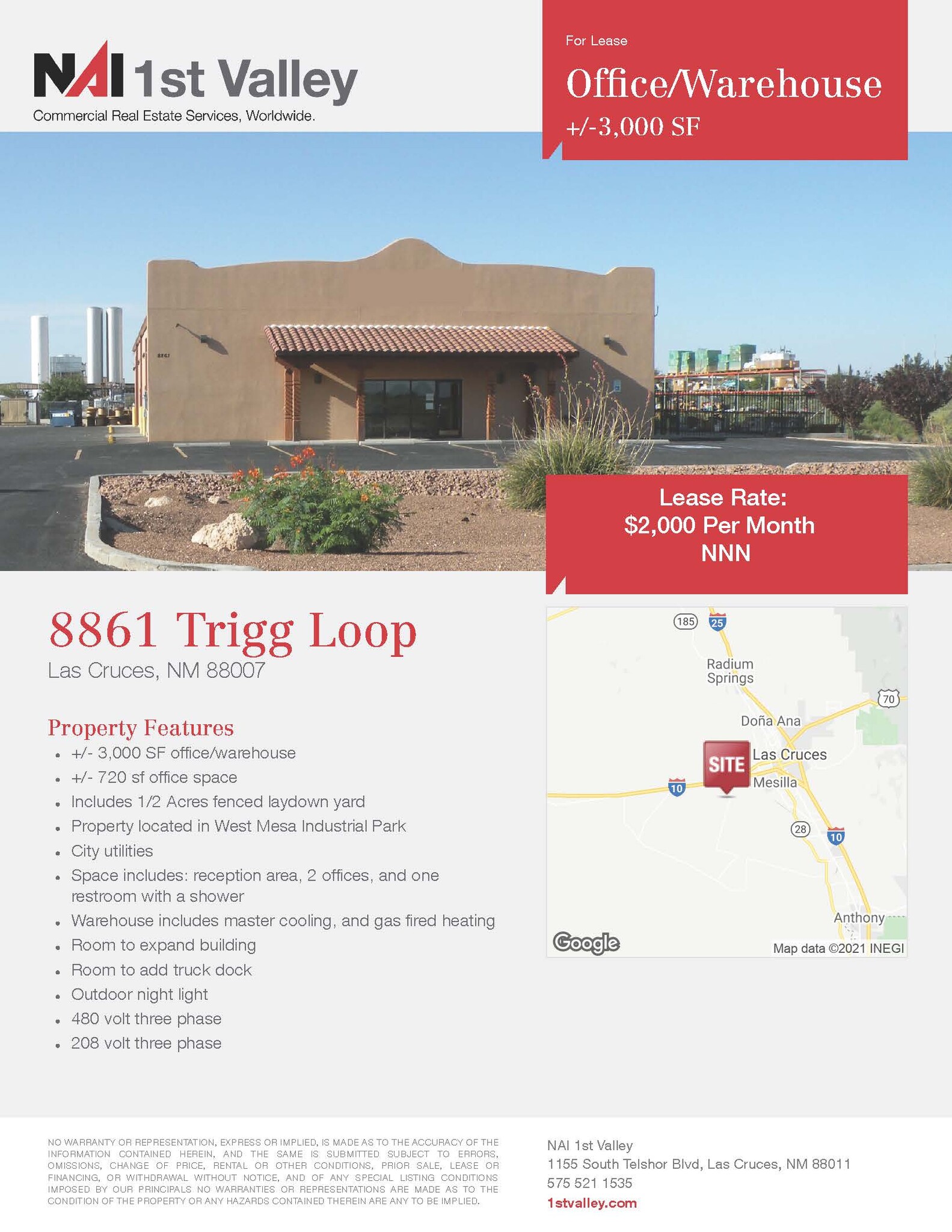 8861 Trigg Loop, Las Cruces, NM à vendre Photo du bâtiment- Image 1 de 1