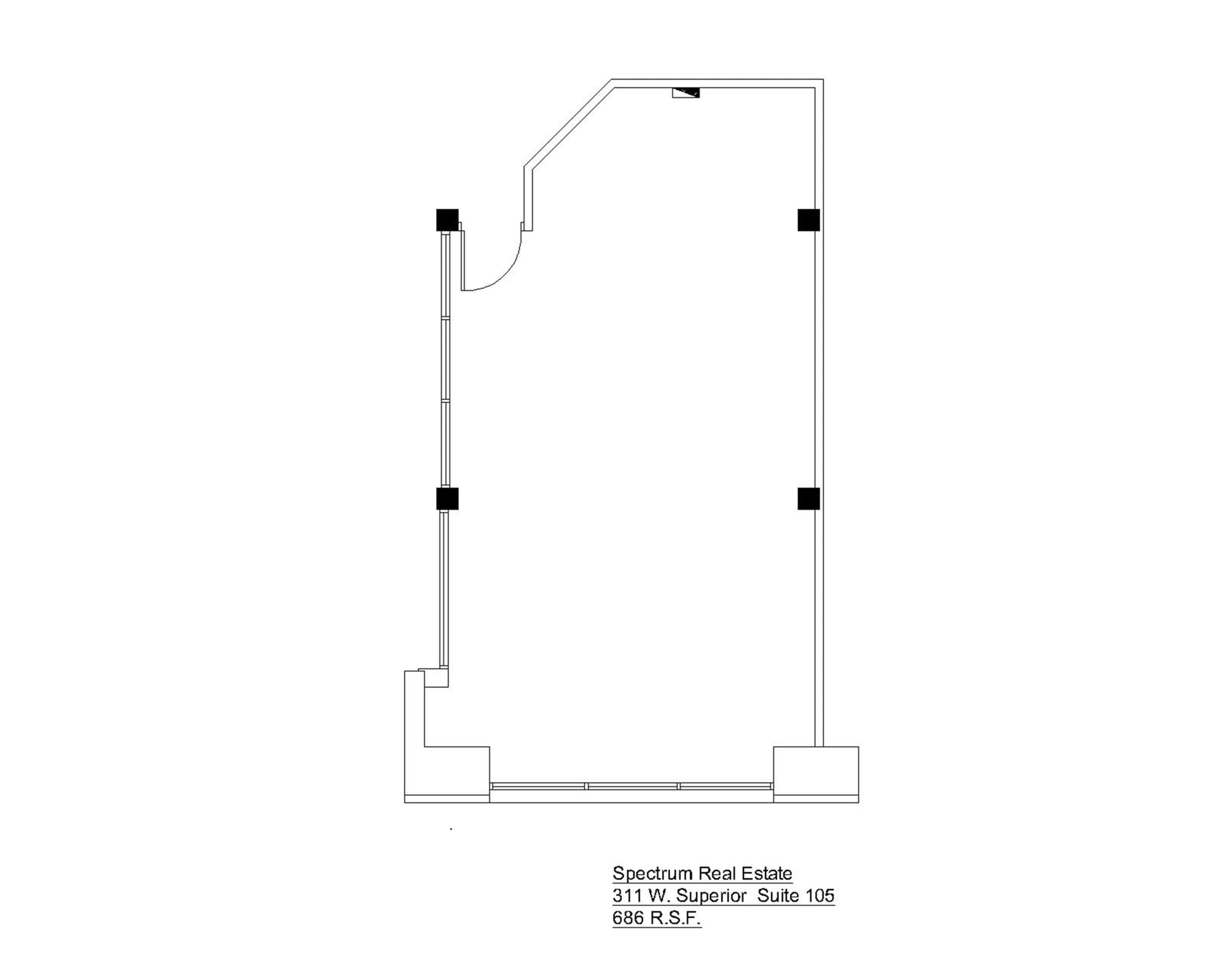 311 W Superior St, Chicago, IL à louer Plan d’étage- Image 1 de 1