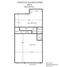 41146 Elm St, Murrieta, CA for lease Site Plan- Image 1 of 2
