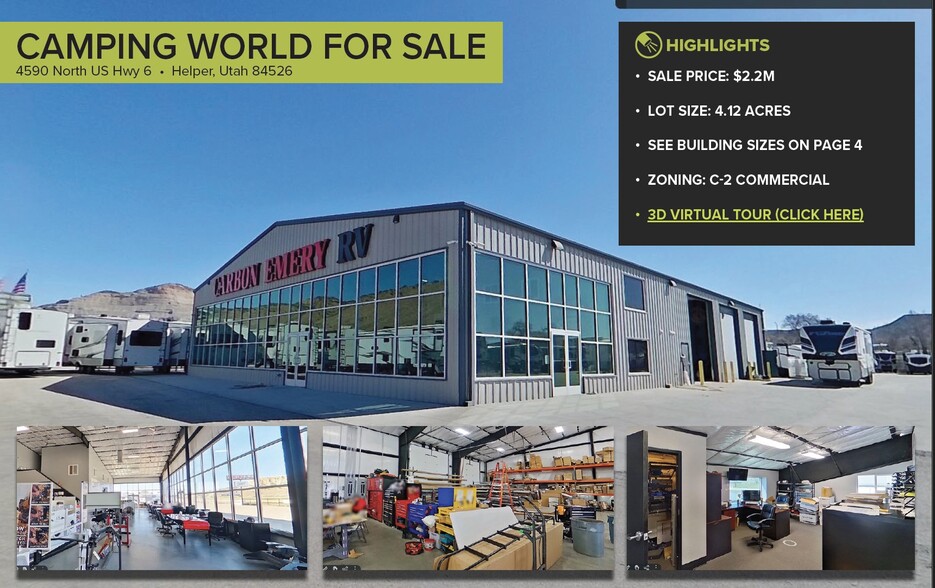 4590 N US 6, Helper, UT for sale - Primary Photo - Image 1 of 1