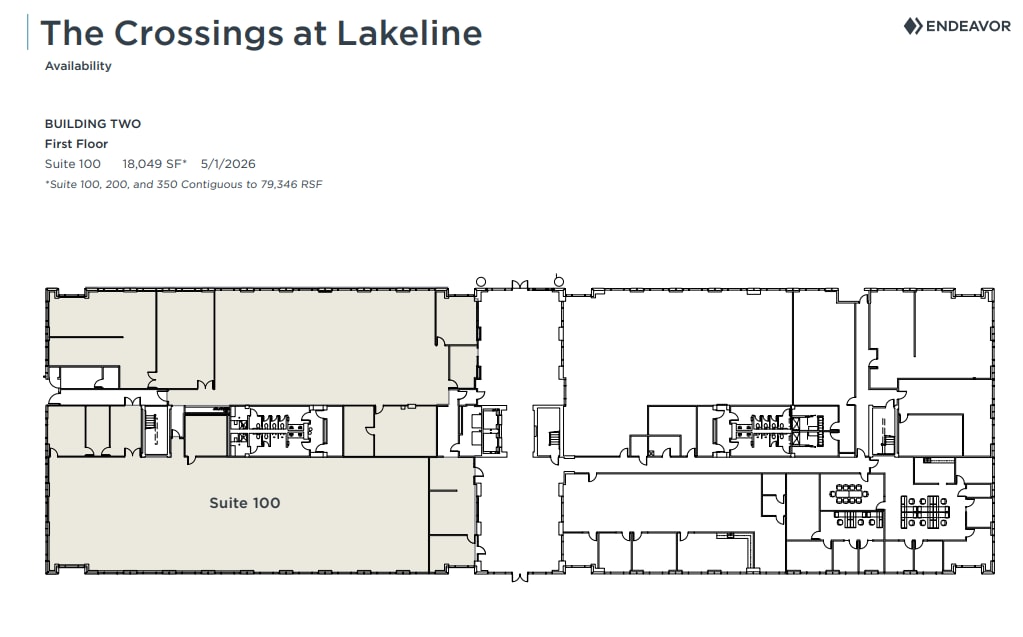 11001 Lakeline Blvd, Austin, TX à louer Plan d’étage- Image 1 de 1