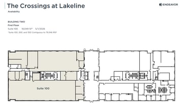 11001 Lakeline Blvd, Austin, TX à louer Plan d’étage- Image 1 de 1
