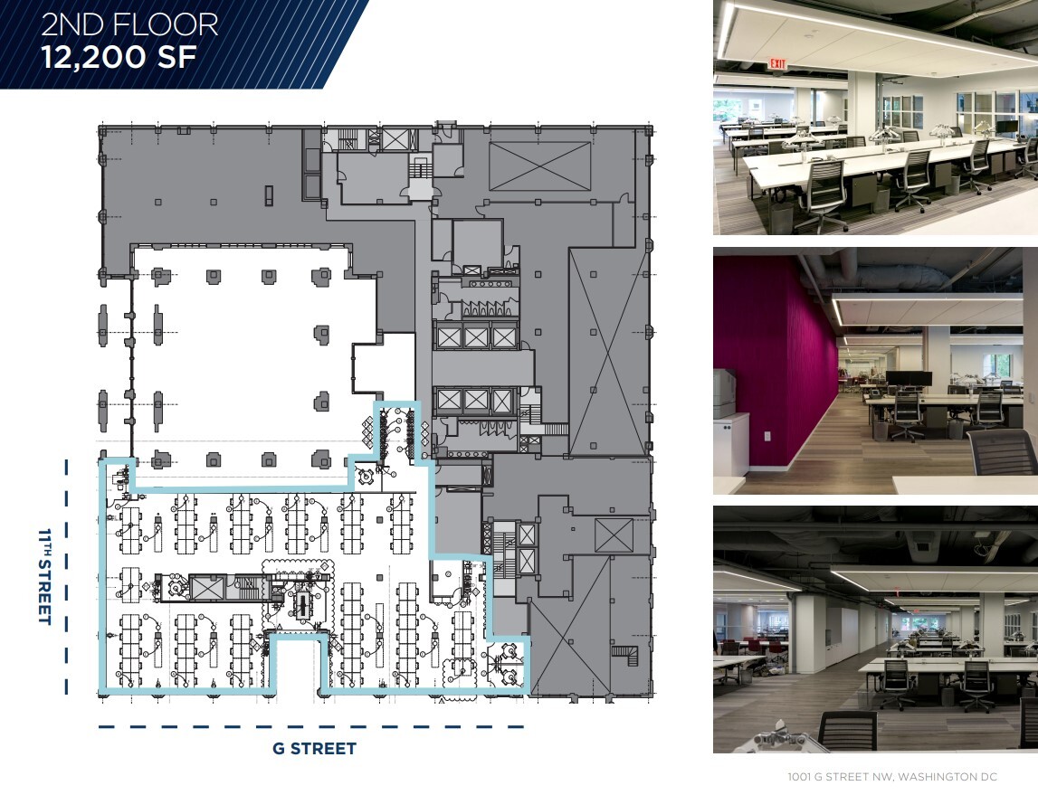 1001 G St NW, Washington, DC for lease Floor Plan- Image 1 of 1