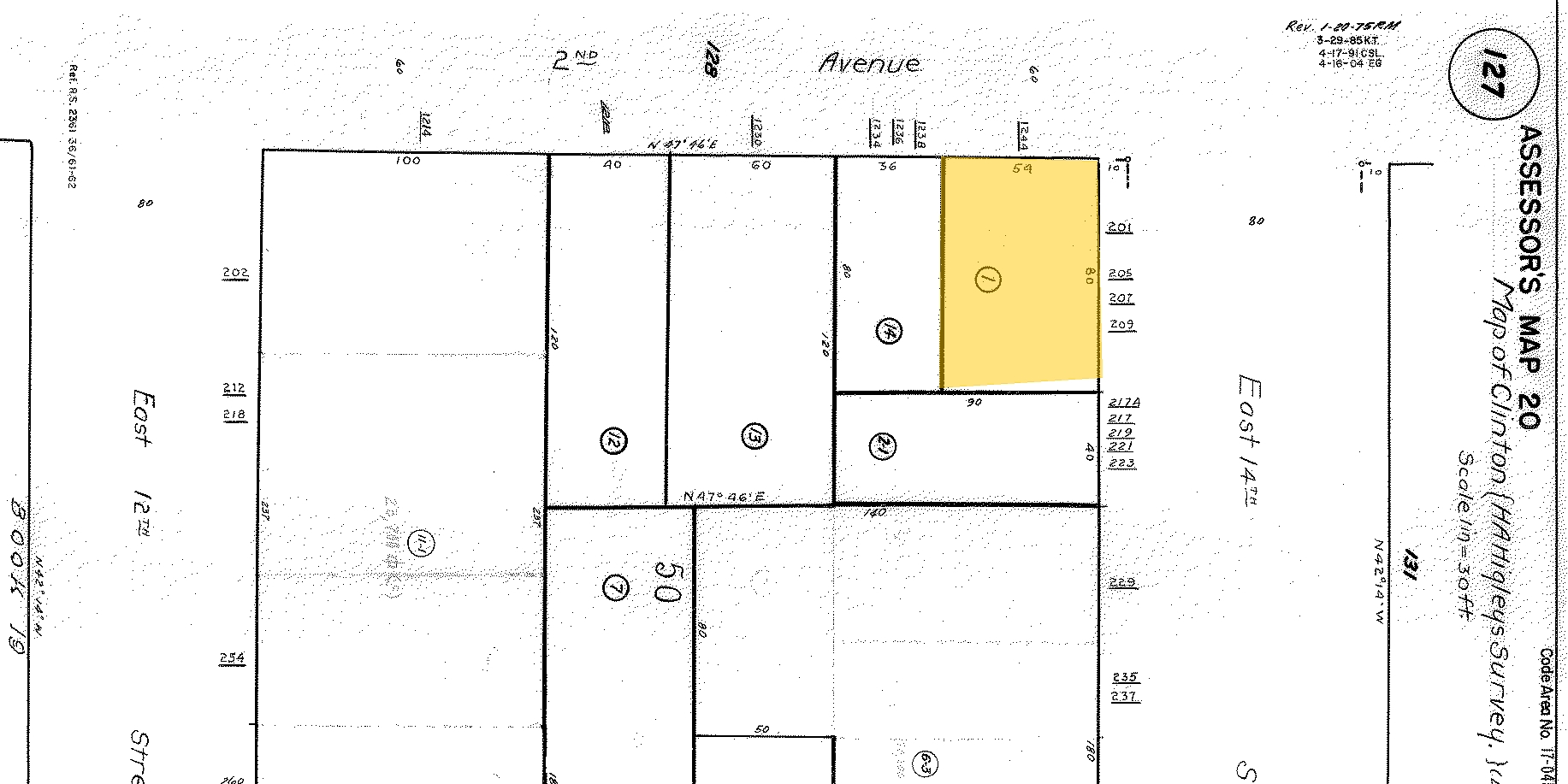 1244 2nd Ave, Oakland, CA à vendre Plan cadastral- Image 1 de 1