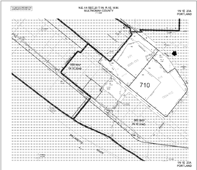 3737 N Emerson St, Portland, OR for lease - Plat Map - Image 2 of 2