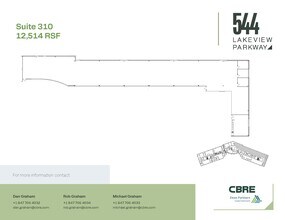 544 Lakeview Pky, Vernon Hills, IL for lease Floor Plan- Image 1 of 4