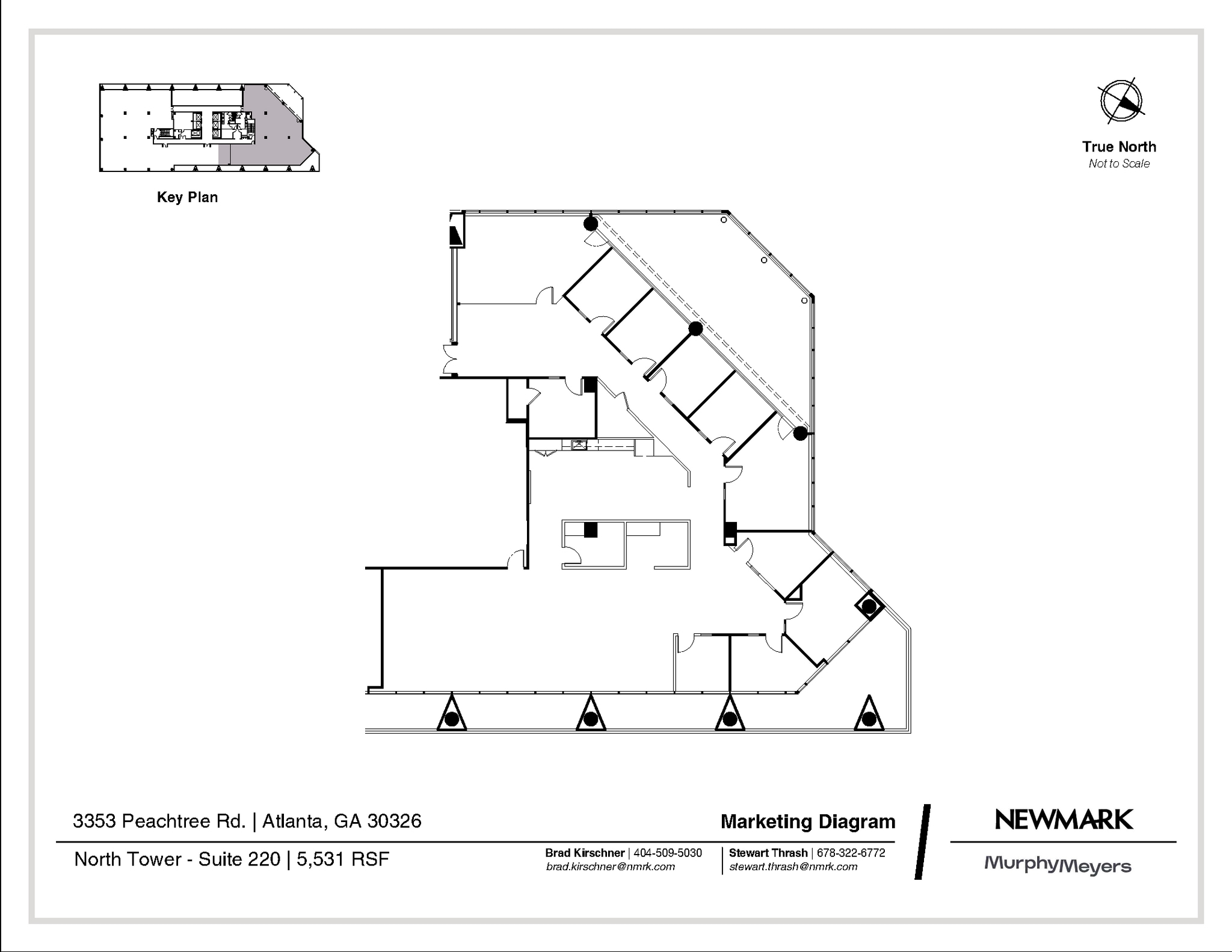 3353 Peachtree Rd NE, Atlanta, GA à louer Plan d’étage- Image 1 de 1