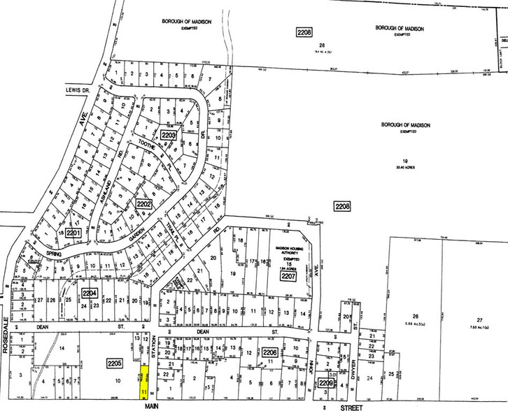 230 Main St, Madison, NJ à vendre - Plan cadastral - Image 1 de 1