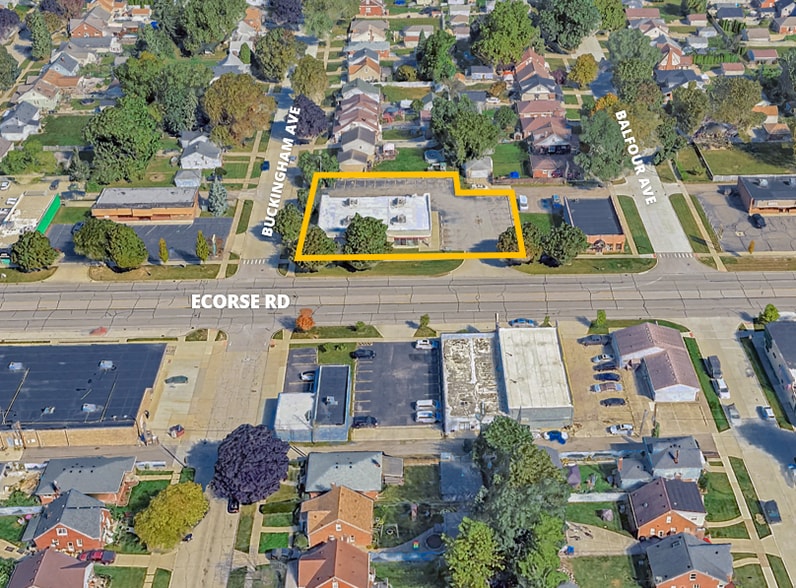 19040 Ecorse Rd, Allen Park, MI for sale - Aerial - Image 2 of 2