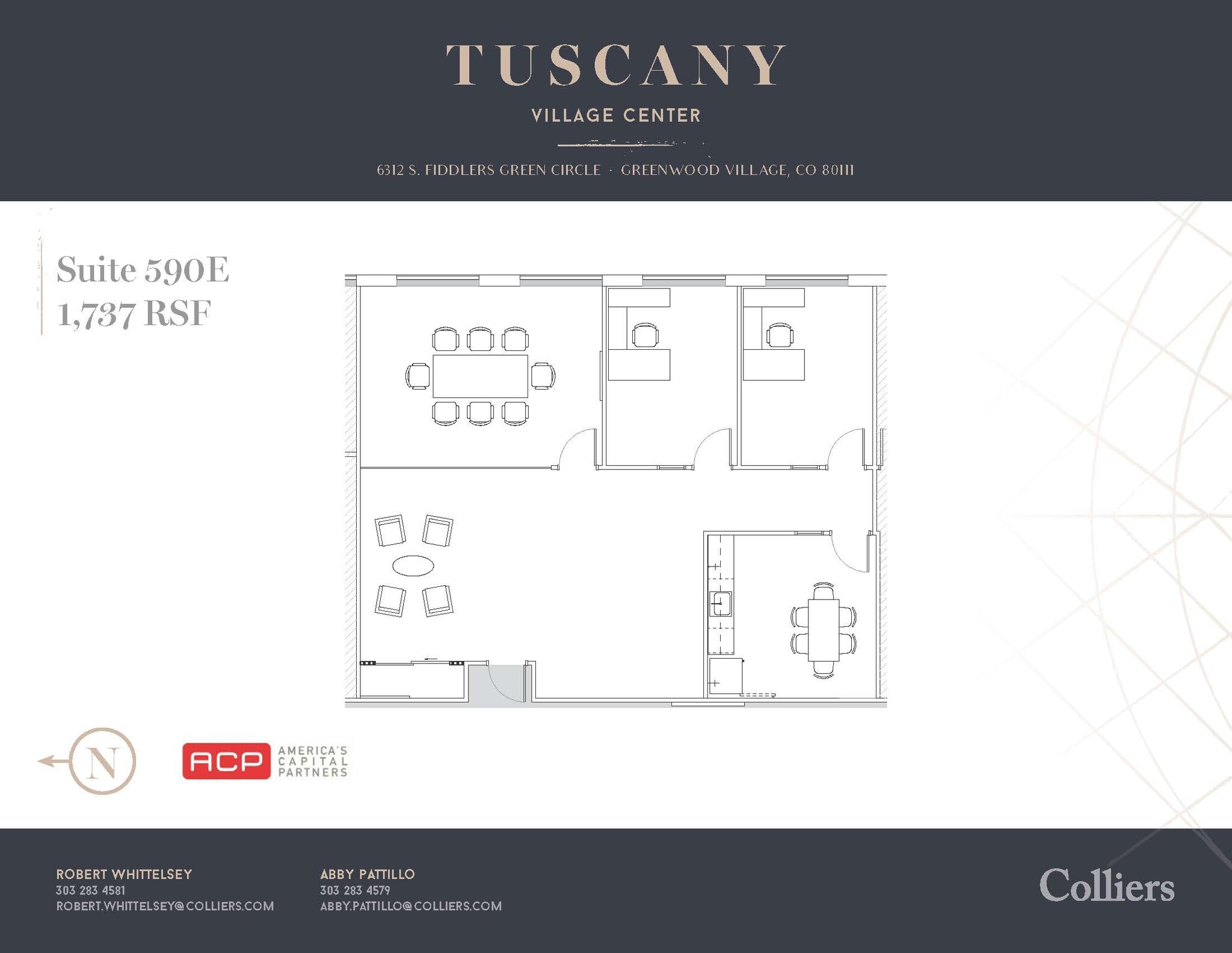 6312 S Fiddlers Green Cir, Greenwood Village, CO à louer Plan d  tage- Image 1 de 1