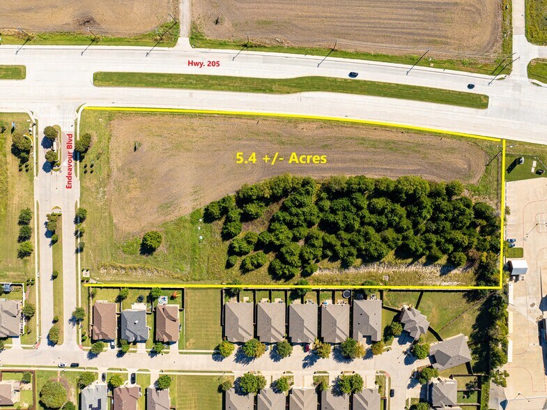 SWC of Hwy 205 S and Endeavour Blvd, Lavon, TX à vendre - Aérien - Image 3 de 5