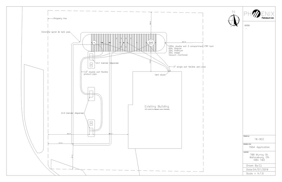 789 Murray St, Wallaceburg, ON for sale - Site Plan - Image 2 of 2