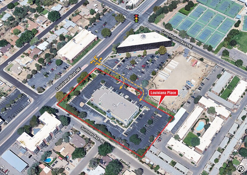 1700 Louisiana Blvd NE, Albuquerque, NM à louer - Photo du bâtiment - Image 2 de 10