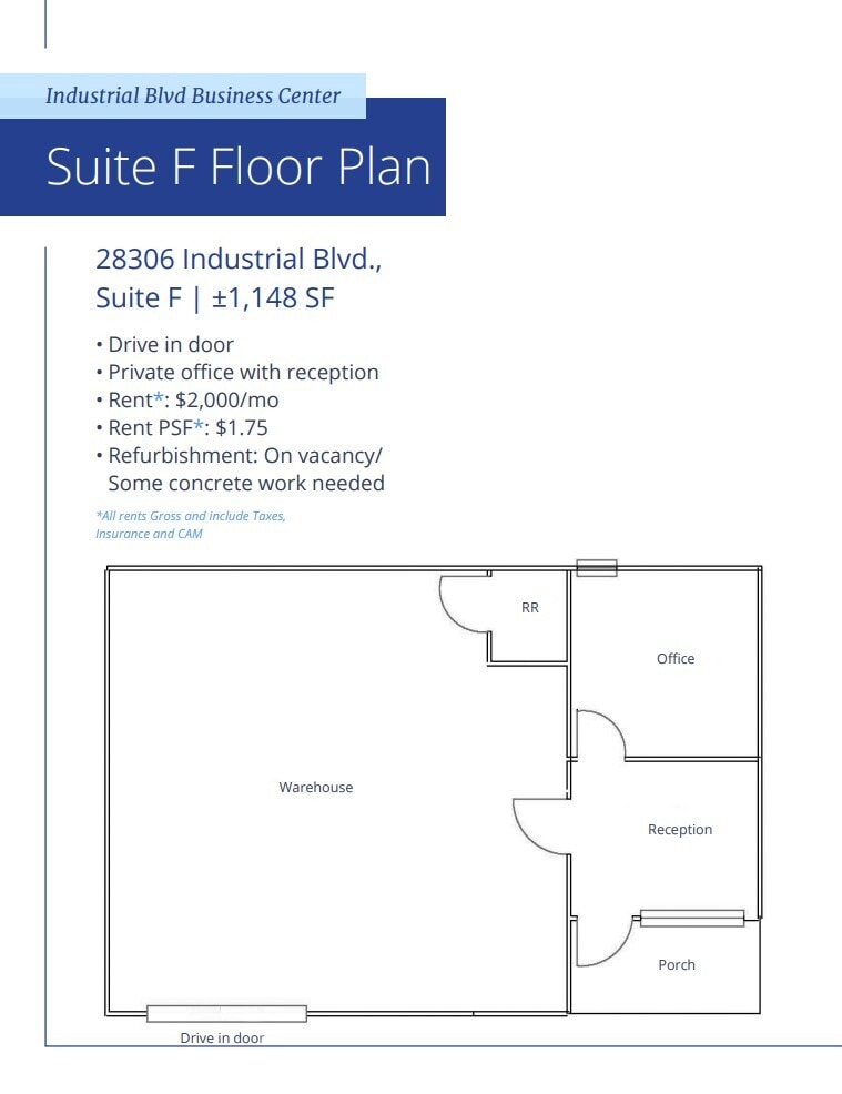 28301 Industrial Blvd, Hayward, CA à louer Plan d’étage- Image 1 de 1