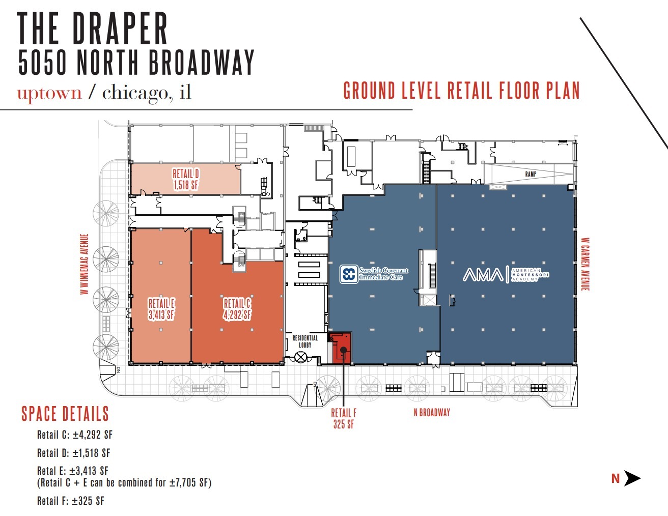 5050 N Broadway St, Chicago, IL for lease Floor Plan- Image 1 of 1