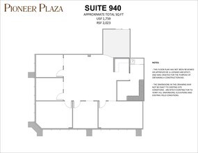 900 Fort Street Mall, Honolulu, HI à louer Plan de site- Image 1 de 1