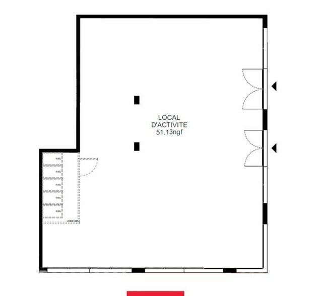 Retail in Bondy for sale - Floor Plan - Image 2 of 3
