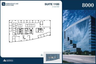 8000-8500 Normandale Lake Blvd, Bloomington, MN for lease Floor Plan- Image 1 of 2