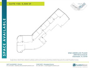 2600 McCormick Dr, Clearwater, FL à louer Plan d’étage- Image 1 de 1