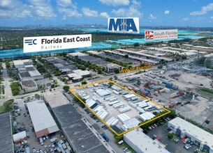 5000 NW 72nd Ave, Miami, FL - AERIAL  map view - Image1