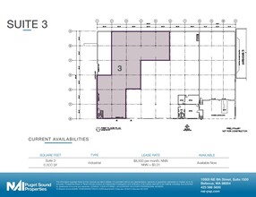 923 S Bayview St, Seattle, WA for lease Floor Plan- Image 1 of 1