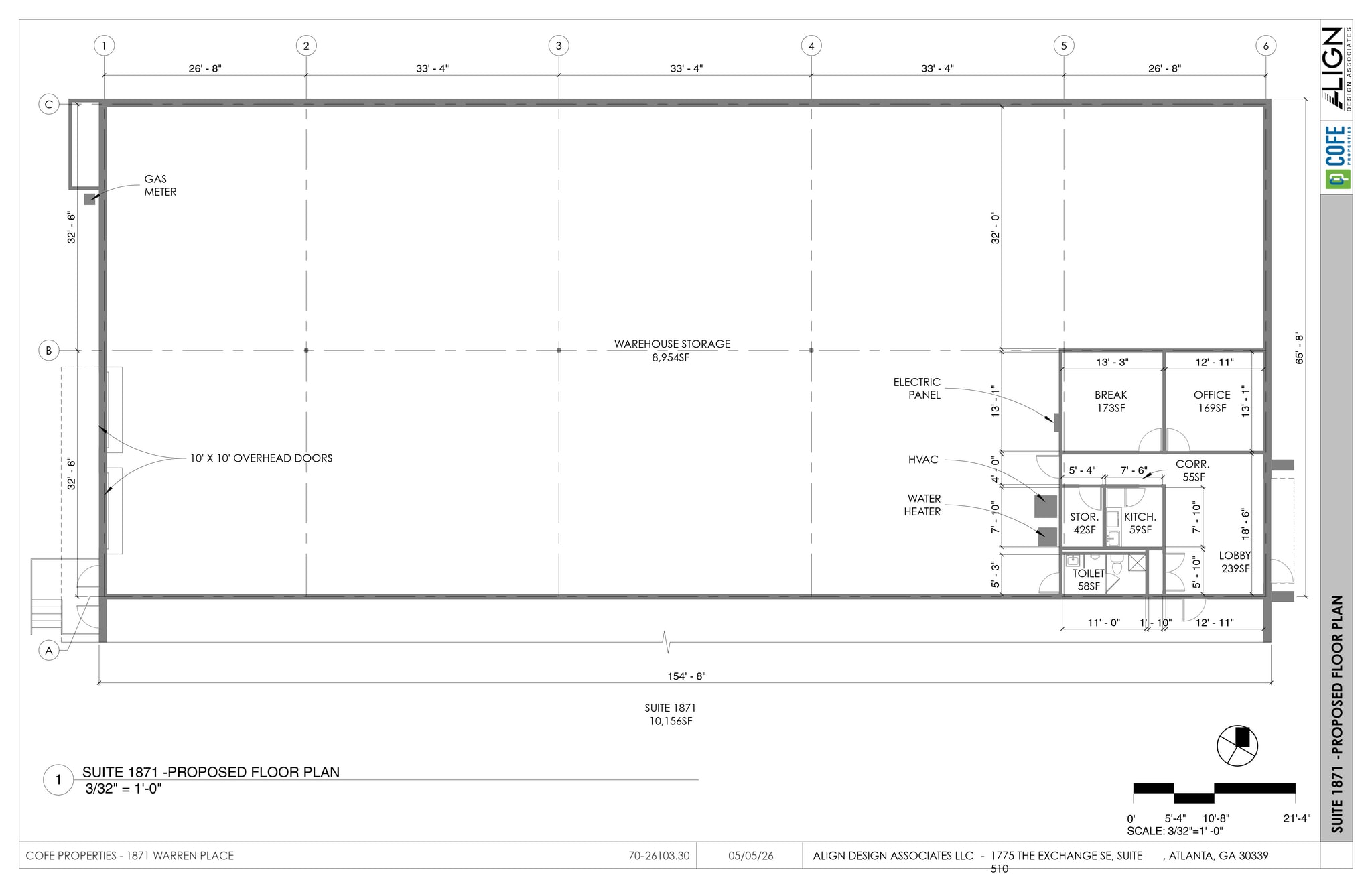 1841-1859 Warren Pl, Norcross, GA à louer Plan d’étage- Image 1 de 1