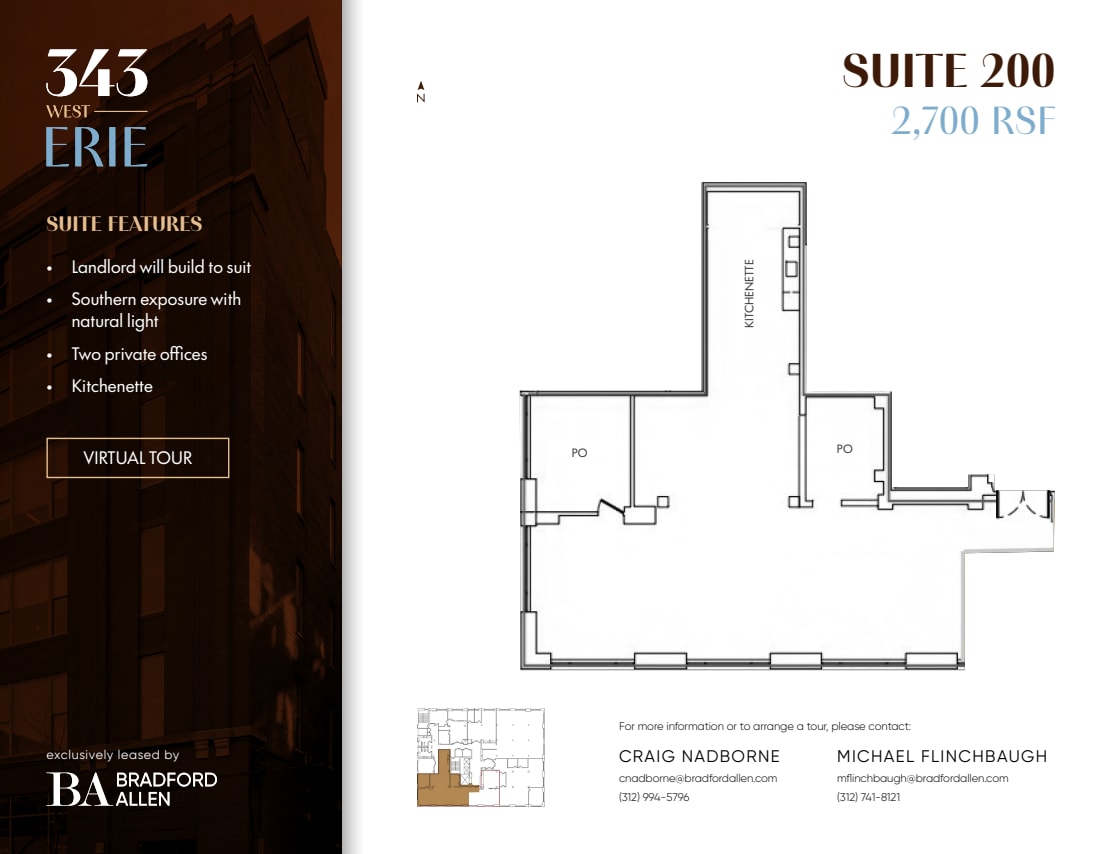 343 W Erie St, Chicago, IL for lease Floor Plan- Image 1 of 10