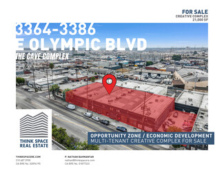 Plus de détails pour 3364-3386 E Olympic Blvd, Los Angeles, CA - Industriel à vendre