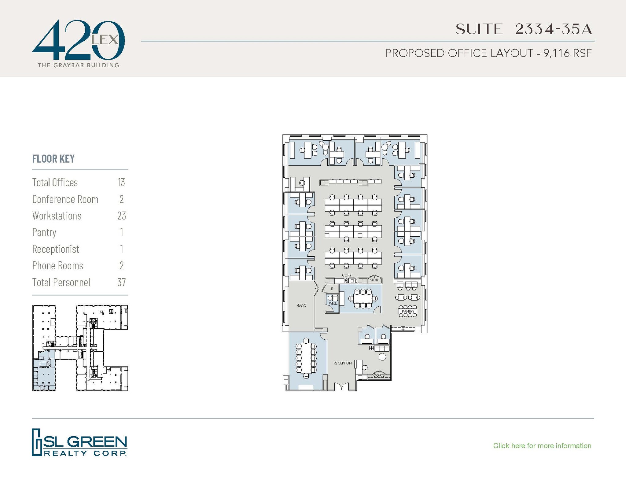 420 Lexington Ave, New York, NY à louer Plan d’étage- Image 1 de 2