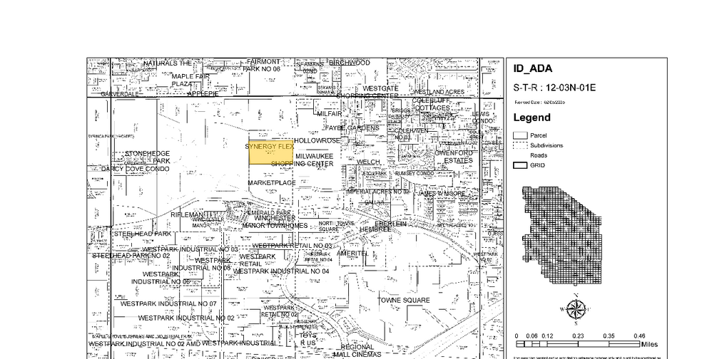 1301-1315 N Milwaukee St, Boise, ID à louer - Plan cadastral - Image 2 de 2