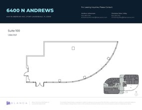 6400 N Andrews Ave, Fort Lauderdale, FL for lease Floor Plan- Image 1 of 1