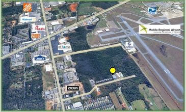8033 Airway Park Dr, Mobile, AL - AERIAL  map view