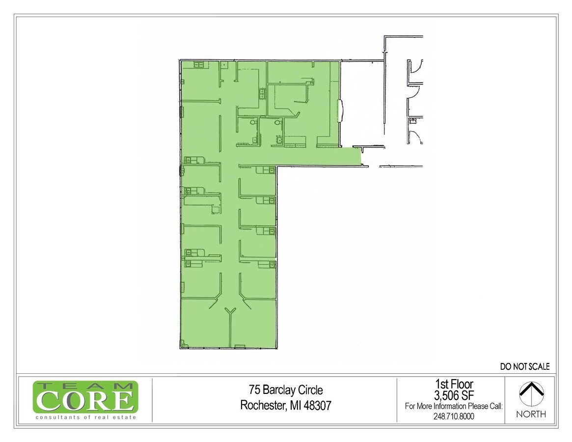 75 Barclay Cir, Rochester Hills, MI 48307 - Unit 105 -  - Floor Plan - Image 1 of 1