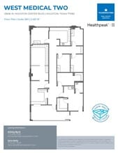 12606 W Houston Center Blvd, Houston, TX à louer Plan d’étage- Image 1 de 1