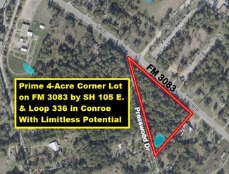 Plus de détails pour FM 3083 & Presswood Dr, Conroe, TX - Terrain à vendre