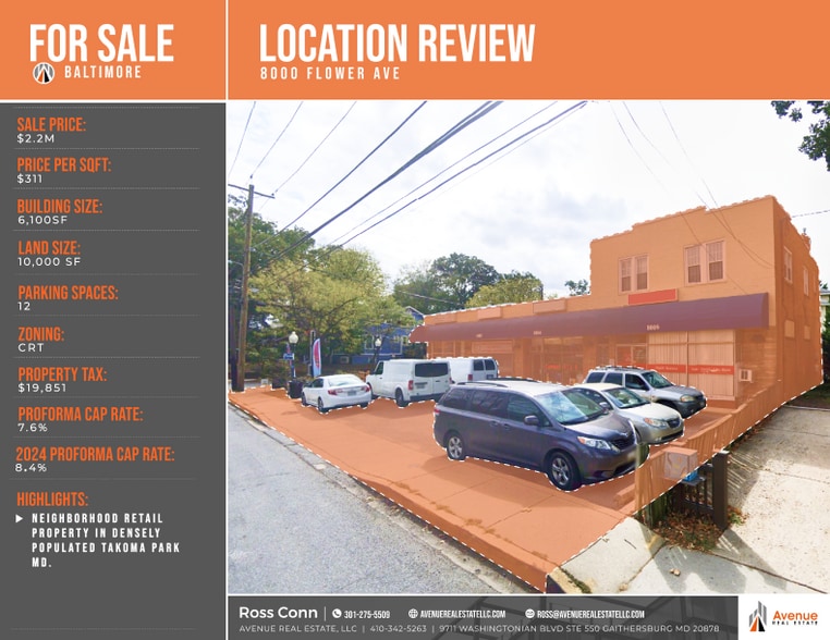 8000 Flower Ave, Takoma Park, MD for sale - Building Photo - Image 2 of 6