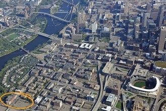 702-722 N 1st St N, Minneapolis, MN - AERIAL  map view