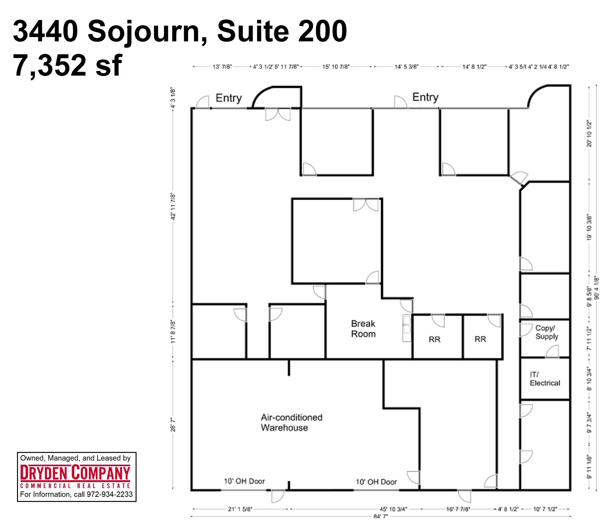 3440 Sojourn Dr, Carrollton, TX à louer Plan d  tage- Image 1 de 1