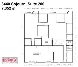 3440 Sojourn Dr, Carrollton, TX à louer Plan d  tage- Image 1 de 1