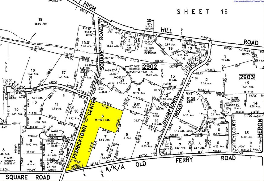 510 Pedricktown Rd, Logan Township, NJ à louer - Plan cadastral - Image 2 de 6