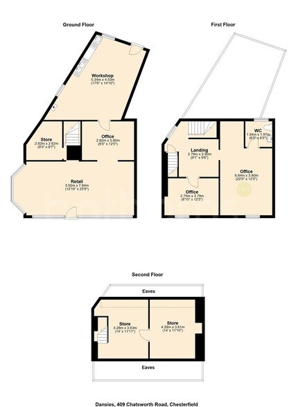 409 Chatsworth Rd, Chesterfield à louer - Plan d’étage - Image 3 de 6