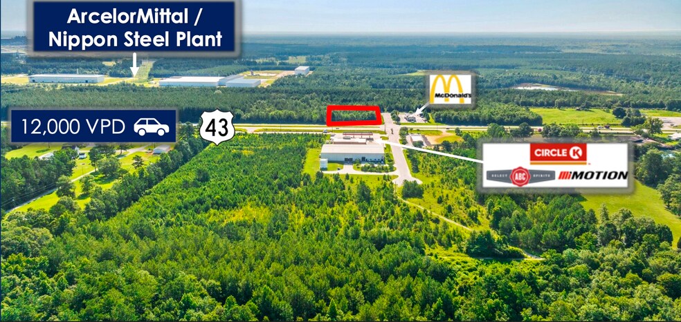 20950 U.S. 43, Mount Vernon, AL à vendre - Photo du bâtiment - Image 2 de 3