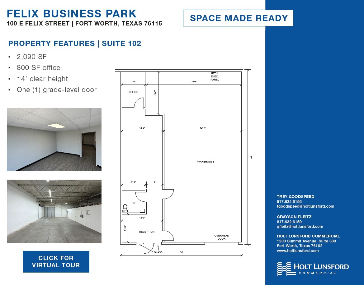 100 E Felix St, Fort Worth, TX for lease Interior Photo- Image 1 of 1
