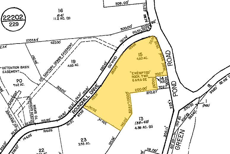 101 Round Hill Dr, Rockaway, NJ à louer Plan cadastral- Image 1 de 2