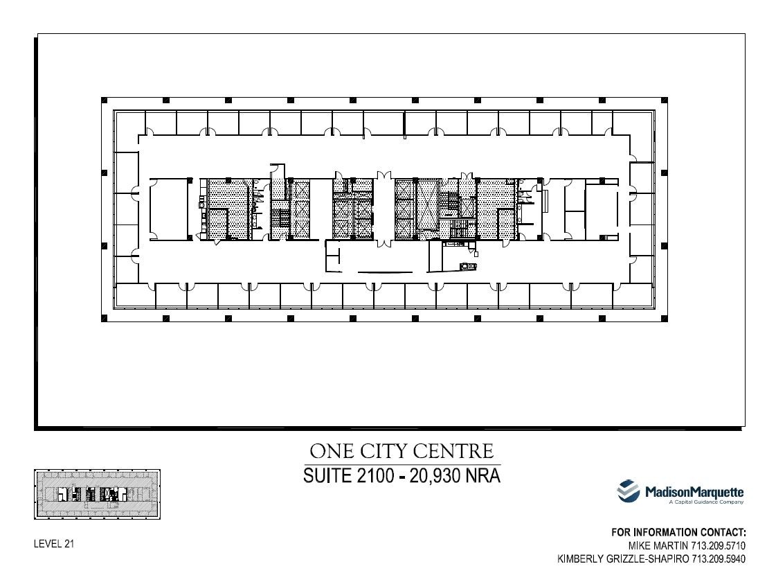 1021 Main St, Houston, TX for lease Floor Plan- Image 1 of 1