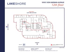 18101 Von Karman Ave, Irvine, CA for lease Floor Plan- Image 2 of 7